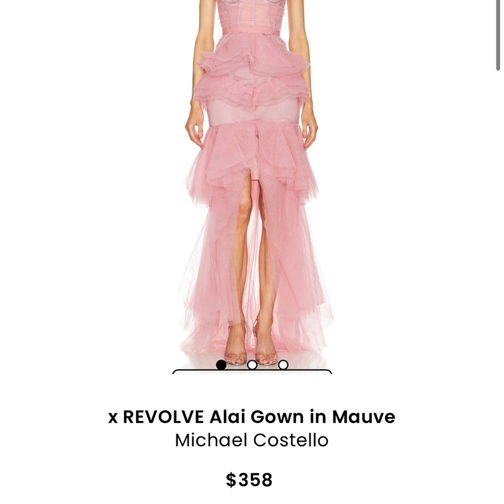 Michael Costello Mauve Gown
